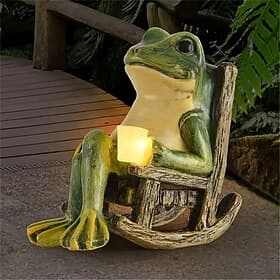 Lampes solaires d'extérieur à LED pour cour, balcon, jardin, décoration de rebord de fenêtre, aménagement de cour, lumières LED créatives étanches en forme de