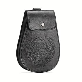 Punk Gothic Mittelalterlich 17. Jahrhundert Tasche Gürteltasche Würfelbeutel Kostüm Herren Damen Unisex Karneval Maskerade Halloween Maskerade Erwachsene Tasc