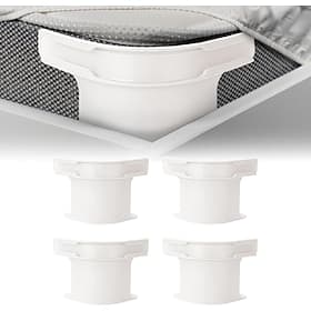 4pcs Lock Sheet Holders Bed Sheet Holder Fitted Sheet Straps, Heavy Duty Bed Sheet Holder Corner Fitted Sheet Straps Fit All Mattress Size