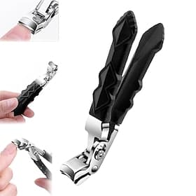Toenail Clippers, Wide Jaw Long Handle Nail Clippers for Thick Toenails, Ergonomic Curved Stainless Steel Toe Nail Trimmer for Seniors, Men and Women