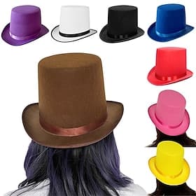 Zaubererhut Zauberrequisiten Lincoln-Hut 16 cm größerer Zylinder Gentleman-Zylinder Ballhut