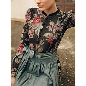 Oktoberfest Kleid Dirndl Trachtenkleider Midi-Länge Dienstmädchen Bayerisch Deutsch Wiesn Damen Karneval Bier Festival Stoff im traditionellen Stil