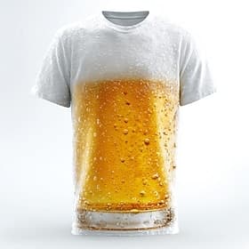 Fête d'Octobre Homme Bière T-shirt Manche Courte T-shirt Impression 3D Col ras du cou Chemise Exagéré Designer Soirée Rue Occasionnel Blanche Été Printemps Vêt