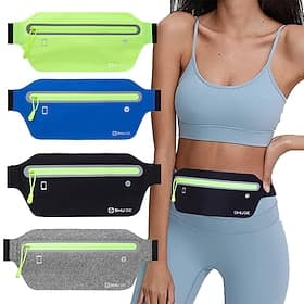 Laufgürtel-Gürteltasche Telefonhaltergürtel Sport-Hüfttasche für Marathon Joggen Laufen Sporttasche Leicht Anti-Diebstahl Wasserabweisend reflektierende Streif