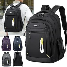 Teen Boys Lightweight Laptop Backpack, Waterproof Multi-Pocket School Bag for High School, College, Travel and Daily Commute