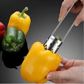 Multifunctional Fruit and Vegetable Core Remover with 304 Stainless Steel for Kitchen, Apple and Pear Corer, Home Use Hole Puncher for Removing Fruit Cores and