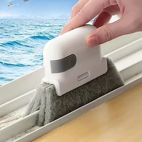 3PCS Multi-Purpose Door and Window Track Cleaning Brush Set, Small Gap Dust Remover for Home, Living Room, Bedroom, Ideal for Deep Cleaning and Back-to-School