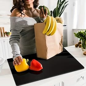 High-Strength PET Cutting Board with Protective Edges – Food-Safe, Durable, Scratch-Resistant, Easy-Clean Kitchen Chopping Board – Sturdy Modern Design for Hom