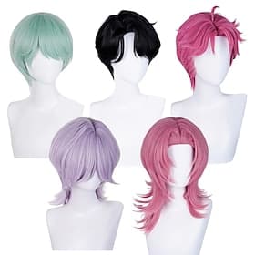 koreanisches Idol inspirierte Kostümperücke Popstar Cosplay Perücken Halloween Cosplay Haar