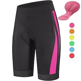Damen Grafik Fahrradhose Fahrradshorts Fahhrad Gepolsterte Shorts / Chamois Unterteile Mountainbike MTB Straßenradsport Sport 3D-Polster Schnelltrocknend Refle