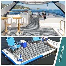 High-Quality EVA Foam Boat Flooring - UV Resistant, Non-Slip, Dirt-Resistant, Easy to Clean and Install, Perfect for All Types of Boats, Marine Floor Protectio