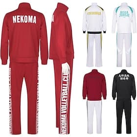 Oikawa Tooru Kozume Kenma Shoyo Hinata Anime Schuluniformen Halloween Karneval Mantel Hose Für Herren Damen Erwachsene
