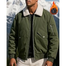 Herren Bomberjacke Wanderjacke wasserdichte Jacke Außen Wasserdicht Winddicht Wanderoutfits Wanderbekleidung Winter Herbst Oberteil Angeln Camping / Wandern /