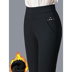 Damen Leggings Streetwear Einfach Lässig Knöchellang Hohe Taille Gestreift Tasche Druck Weich Außenbereich Bequem Mikroelastisch Outdoor Urlaub Alltagstauglich