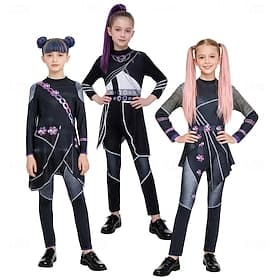 Von koreanischen Idolen inspiriert Popstar Kostüm Festkleidung Karnevalskostüm Virtuelles Idol for Mädchen Kinder Halloween Karneval Leistung Comic-Konzert Ani