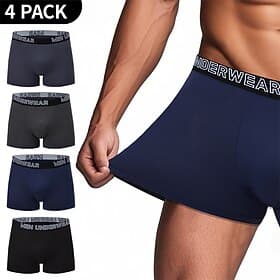 Herren 10er-Pack Basic Slips Boxershorts Slips Elastischer Bund Terylen Atmungsaktivität Bequem Buchstaben Mehrfarbig