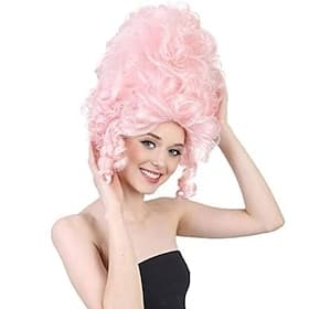 Rococo Style French Revolution Womens Wig Queen Character Cosplay Wig Breathable Capless Cap Synthtic Fiber Wig