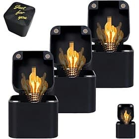 3er-Pack Mittelfinger in einer Box, 3D-gedruckte Finger-Überraschungsgeschenkbox, lustiges Pop-up-Scherzspielzeug für Büro oder Zuhause, Wichtelgeschenk für Er