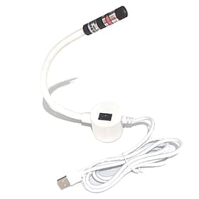 Lampe de position de couture LED CC 5 V alimentée par USB, lampe de travail infrarouge magnétique à points/lignes/croix pour tour