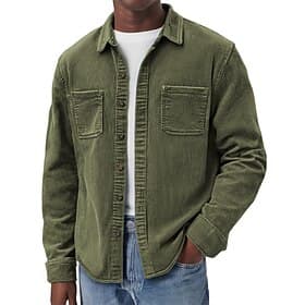 Homme Veste Légère Chemise Veste Veste Décontractée Chemise Occasionnel Quotidien Avec Poches Boutons Printemps Automne Couleur Unie Streetwear Quotidien Col R