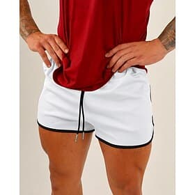 Herren Laufshorts Sportshorts Fitnessshorts Kordelzug Tasche Elastischer Bund Shorts Lässig Outdoor Urlaub Sommer Schnelltrocknend Leicht Weich Fitnesstraining