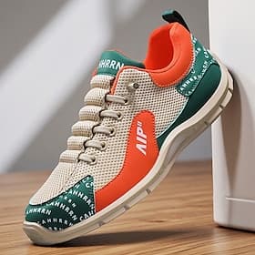 Baskets pour hommes en mesh et similicuir – chaussures de running haute performance pour les aventures en plein air et le fitness
