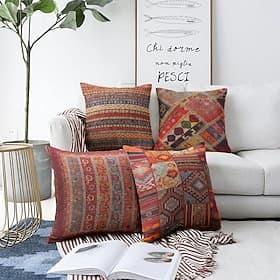 Kilim Geometric Double Side Pillow Cover 1PC Soft Decorative Square Couch Cushion Case Pillowcase for Bedroom Livingroom Sofa Chair