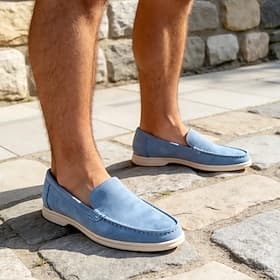 Men's Slip-On Casual Shoes, Comfortable Suede Upper, Easy to Wear, Perfect for Beach, Resort and Vacation Style
