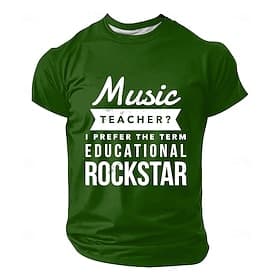Professeur de musique pour hommes (je préfère le terme «éducatif»), T-shirt humoristique et sarcastique, cadeau de remerciement scolaire, coupe classique, vê