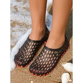 Women's Breathable Water Clogs - Lightweight Quick-Dry Slip-On Beach Shoes with Non-Slip Sole for Women, Swimming, Beach, Poolside, Shower, Travel Casual Summ