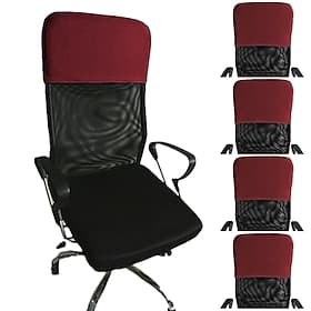 Bürostuhlbezug Einfarbig Stickerei Polyester Überzüge