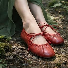 Medieval Renaissance Shoes Elf Viking Fancy Dress Women's Fantasy Halloween Carnival Performance LARP Ren Faire Adults' Shoes