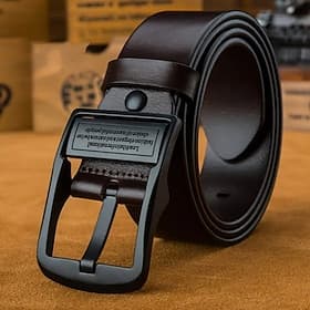 Herren Gürtel Chrom PU Streetwear Zeitgenössisch Freizeit Einfarbig A01 A02 Täglich Geschäft Formell Taillengürtel