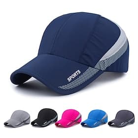 Baseballkappe Laufkappe Sonnenhut Herren Flügelärmel Laufmütze Patchwork Sonnenschutz Winddicht Wärmeableitung für Tennis Baseball Laufen Sommer Frühling Dunke