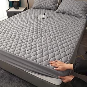 Waterproof Mattress Protector Quilted Thickened Single Bed Cover, Waterproof Urine Protection for Mattress