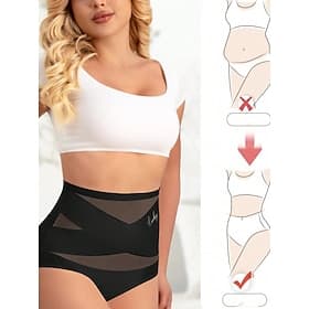 Femmes Culottes Culotte Gainante Taille ÉlastiqueNightwearNylon Quotidien Maison Couleur Unie Actif Mignon Noir Beige Été Printemps