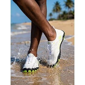 Weiße, schnelltrocknende Herren-Wasserschuhe, leichte, atmungsaktive Aqua-Sneaker, rutschfeste Strandschuhe für Wassersport, Schwimmen, Strandspaziergänge, Flu