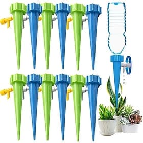 Set di 20 punte autoirriganti per irrigazione a goccia – sistema di irrigazione automatico per piante, controllo preciso dell'umidità per interni ed esterni. p