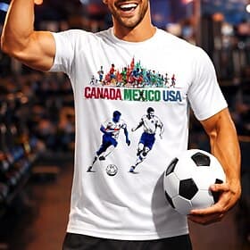 Herren Geometrisch Buchstabe Fußball-Sommer Global Match Laufoberteil Laufshirt Sommer Kurzarm UPF 50 Schnelltrocknend Atmungsaktiv Fitnessstudio Laufen Fitnes