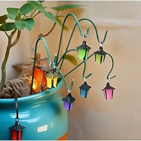 6er-Set Miniatur-Gartenstecker, leuchtend im Dunkeln, Bonsai-Mini-Ornamente, kleine Deko-Elemente für Treffen und Partys, Feengarten-Mini-Landschaften, zauberh