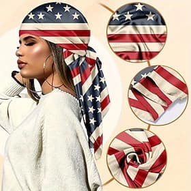 Amerikaanse 250e jubileum VS Canada Wereldvoetbal vlag print bandana voor mannen en vrouwen vierkante hoofddoek hoofdband hoofddoek outdoor fan aanmoedigingsac