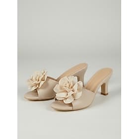 Damen-Sandalen mit offenem Zehenbereich und floralem 3D-Blumenmuster, perfekt für Sommerpartys, Strandurlaube, Hochzeiten und Resort-Outfits