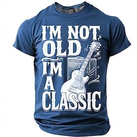 Herren Lustiger Slang T Shirt Kurzarm T-Shirt 3D-Druck Rundhalsausschnitt Hemd Mode Täglich Täglich Straße Schwarz Rote Himmelblau Sommer Frühling Bekleidung S