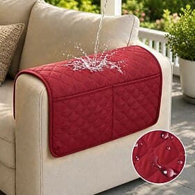 Sofa Armrest Cover Couch Armrest Mat Water Resistant Backret Cover Soft Protector for Chairs Couch Sofa Armchair Slipcovers Recliner Sofa
