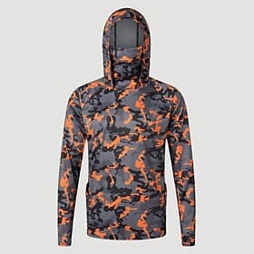 Homme Chemise de randonnée Chemise de pêche Chemise de protection UV manche longue À capuche Top Extérieur Protection Solaire UV Respirant Été Printemps Tergal