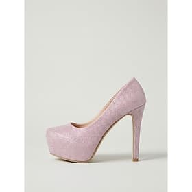 Glitzernde Plateau-Pumps für Damen, elegante Schuhe für Hochzeitsgäste bei Gartenhochzeiten Feierlichkeiten im Freien