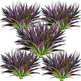 10Pcs UV-Resistant Artificial Agave Plants, Vibrant Multi-Color Tall Fake Grass for Indoor/Outdoor Home Decor, All-Season Durable Plastic Greenery, Suitable fo
