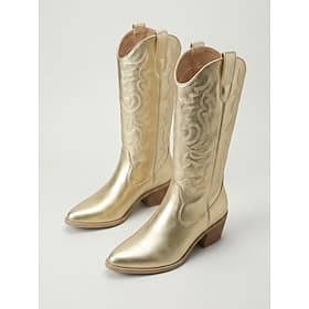Women's Vintage Khaki Suede Cowboy Boots - Western Tall Boots with Classic Embroidery and Chunky Heel for Music Festivals, Boho Vacations Outdoor Country Conc