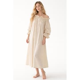 Medieval Renaissance Sleepwear Chemise Under Dress Puff Sleeve Fancy Dress Women's LARP Ren Faire Adults' Dress