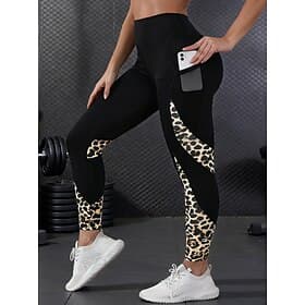 Femmes Pantalons de Pilates Pantalon de yoga Leggings de fitness Poches Latérales Lifting des fesses plissées Taille haute Entraînement en salle Course Fitness